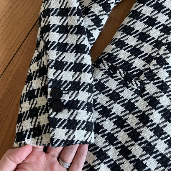 Zara Houndtooth Blazer - Picture 3 of 5
